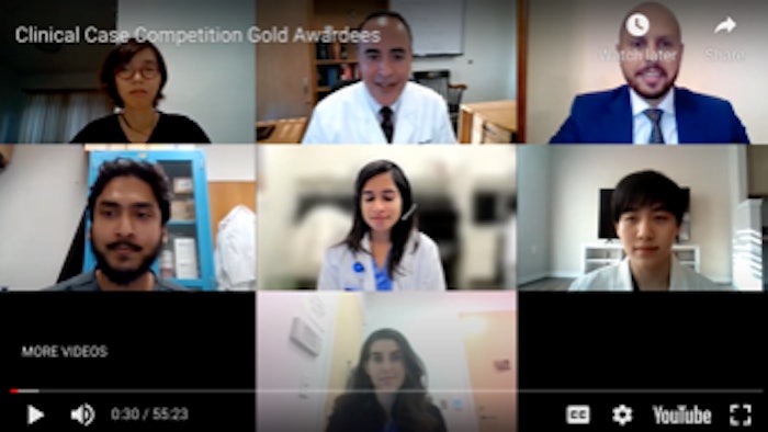 Gold Award recipients in the first Clinical Case Competition.