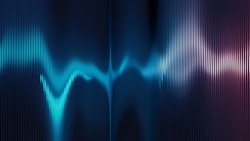 Abstract representative of a heart pulse