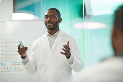 doctor giving a presentation