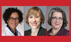 headshots of three speakers