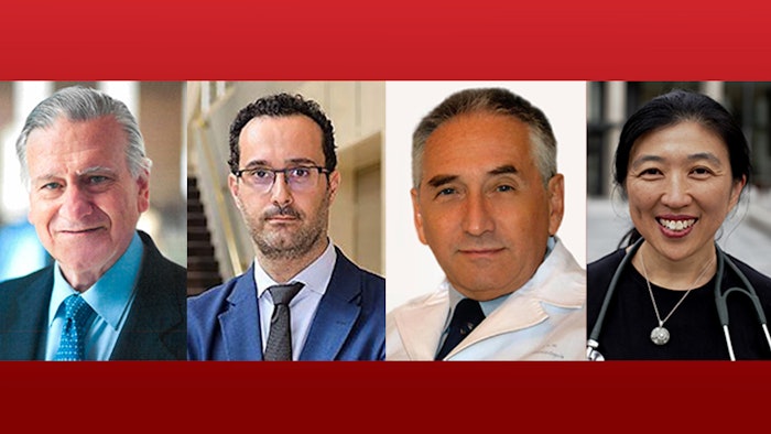 Valentin Fuster, MD, PhD, José María Castellano, MD, PhD, Daniel José Piñeiro, MD, and Clara Chow, MBBS, PhD.