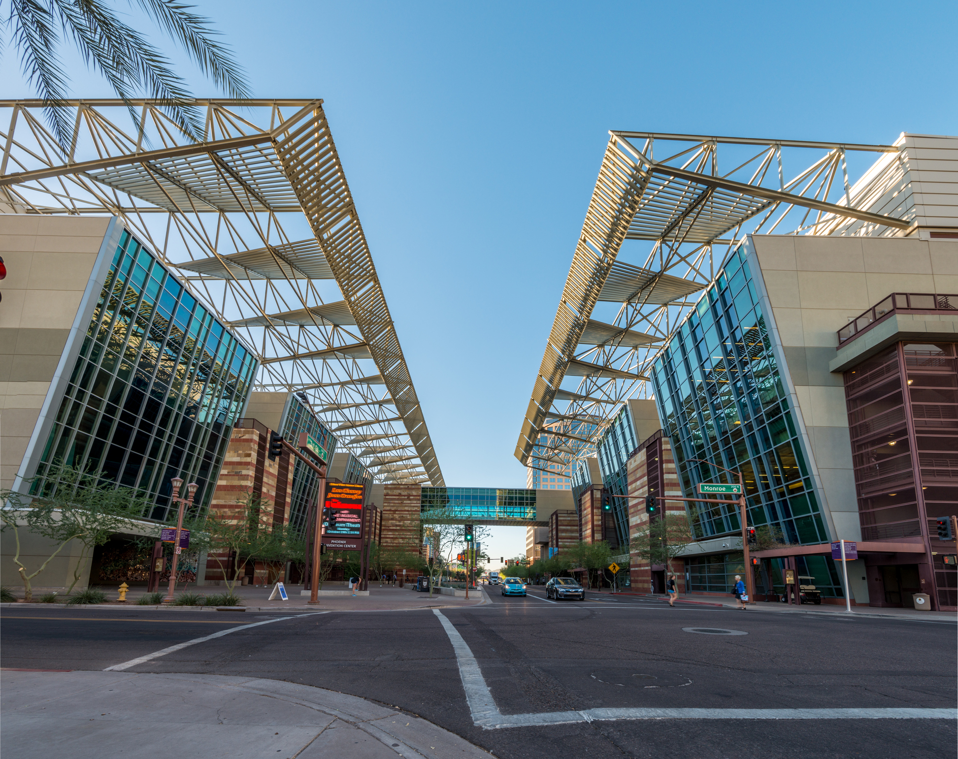 Exterior shot of the Phoenix Convention Center