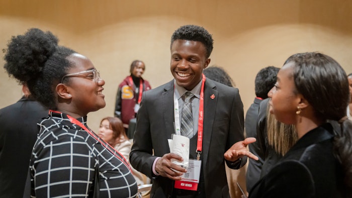 Networking attendees