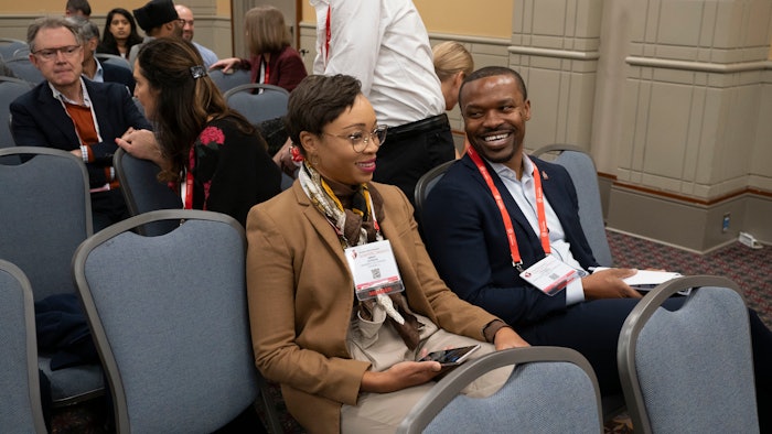 early career members sitting in the audience.