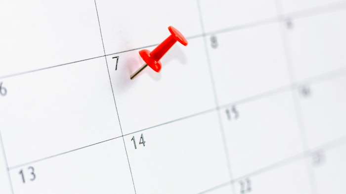 Feb. 7 with a thumbtack