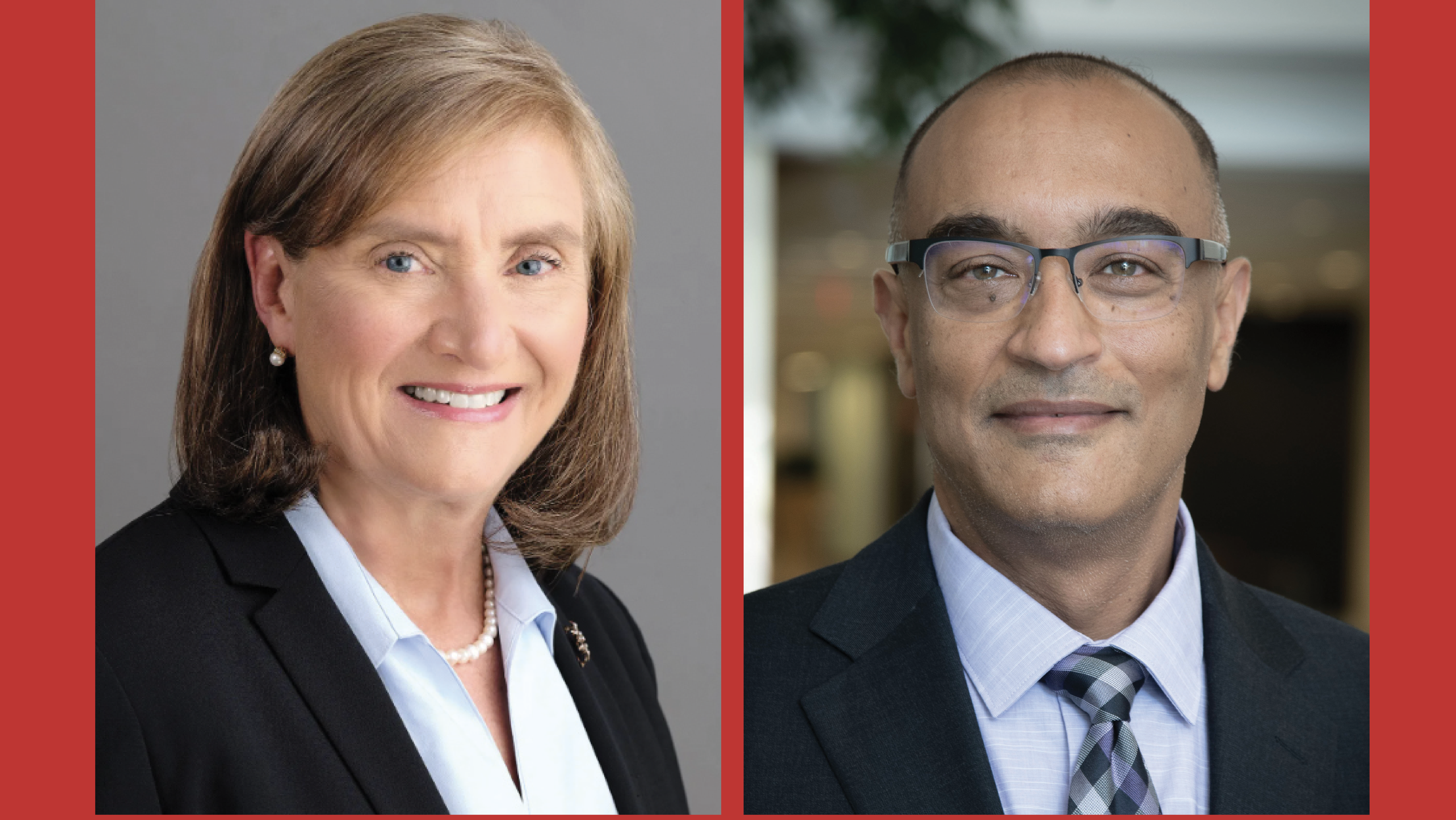From left, Seidman, Desai