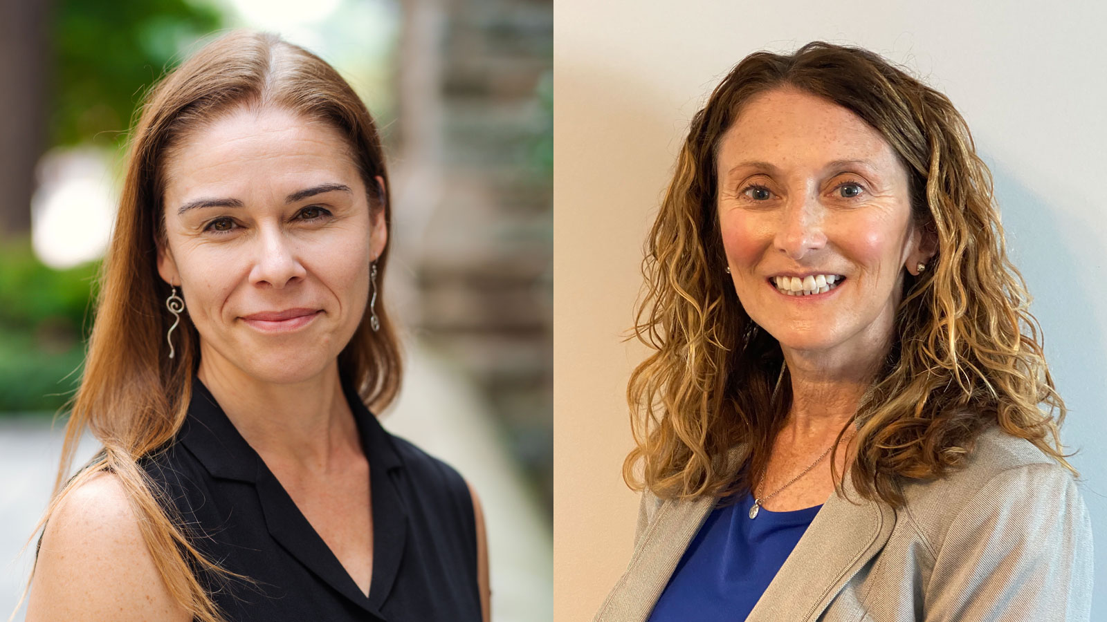 HEADS-UP Program Chair Janet A. Prvu Bettger, ScD, FAHA (left) and Michelle Nichols, PhD, RN, vice chair.
