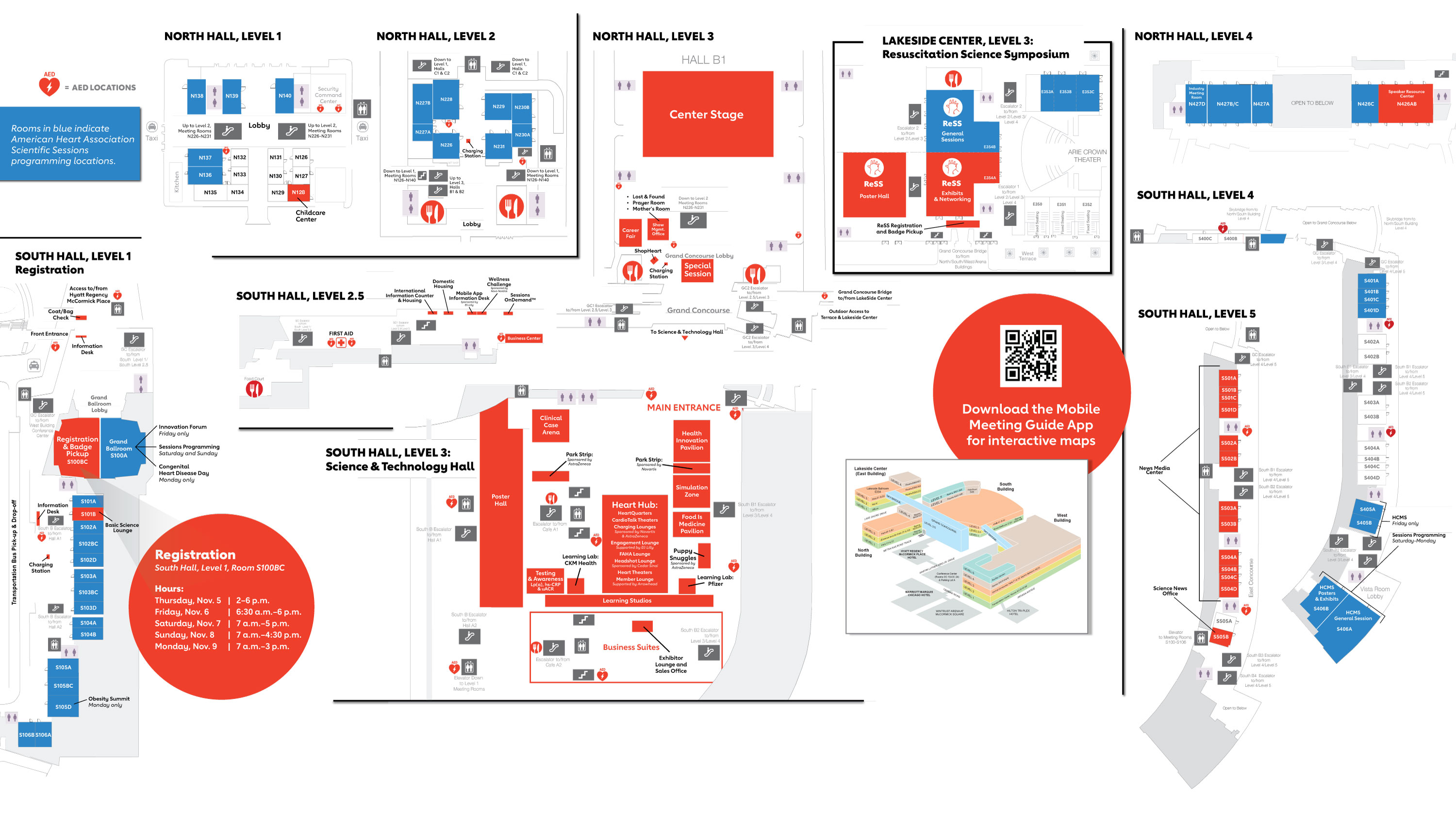 McCormick Place Convention Center Map | #ScientificSessions26 ...